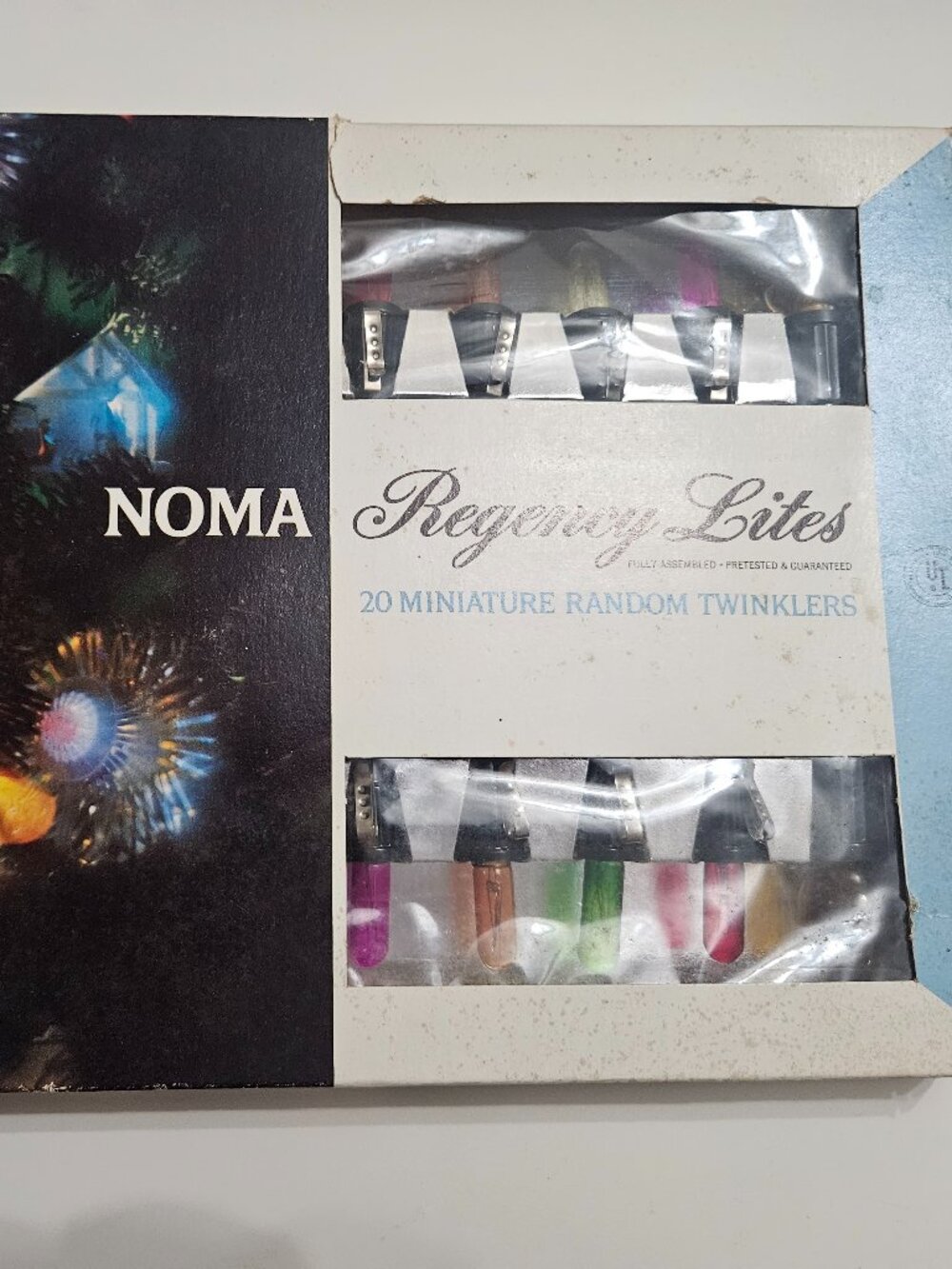 Vintage Noma Regency Random Twinkler Christmas Lights Tested & Works